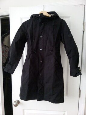 Burberry black hooded jacket